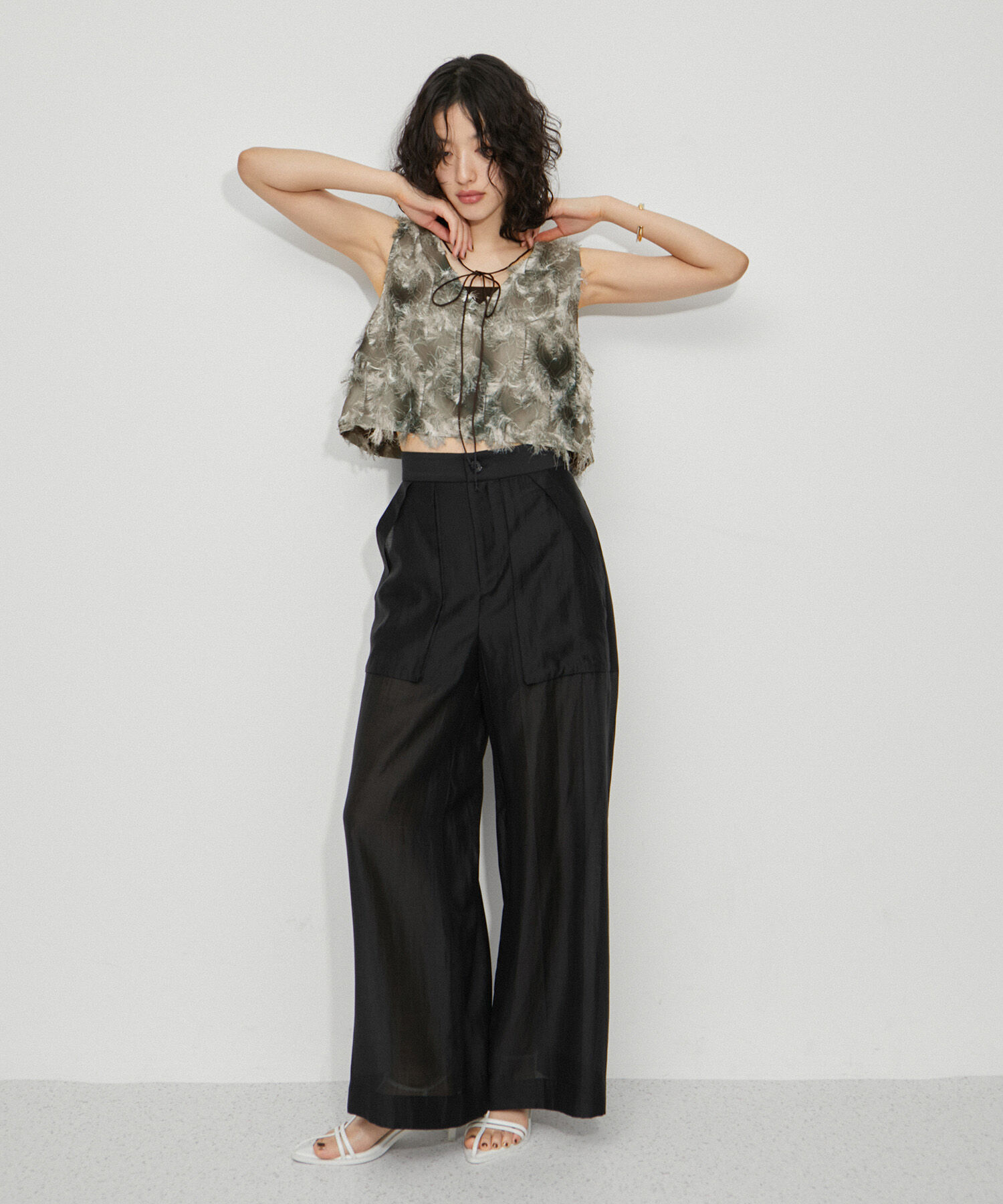 ADAM ET ROPE'「シアーワークパンツ」|その他|