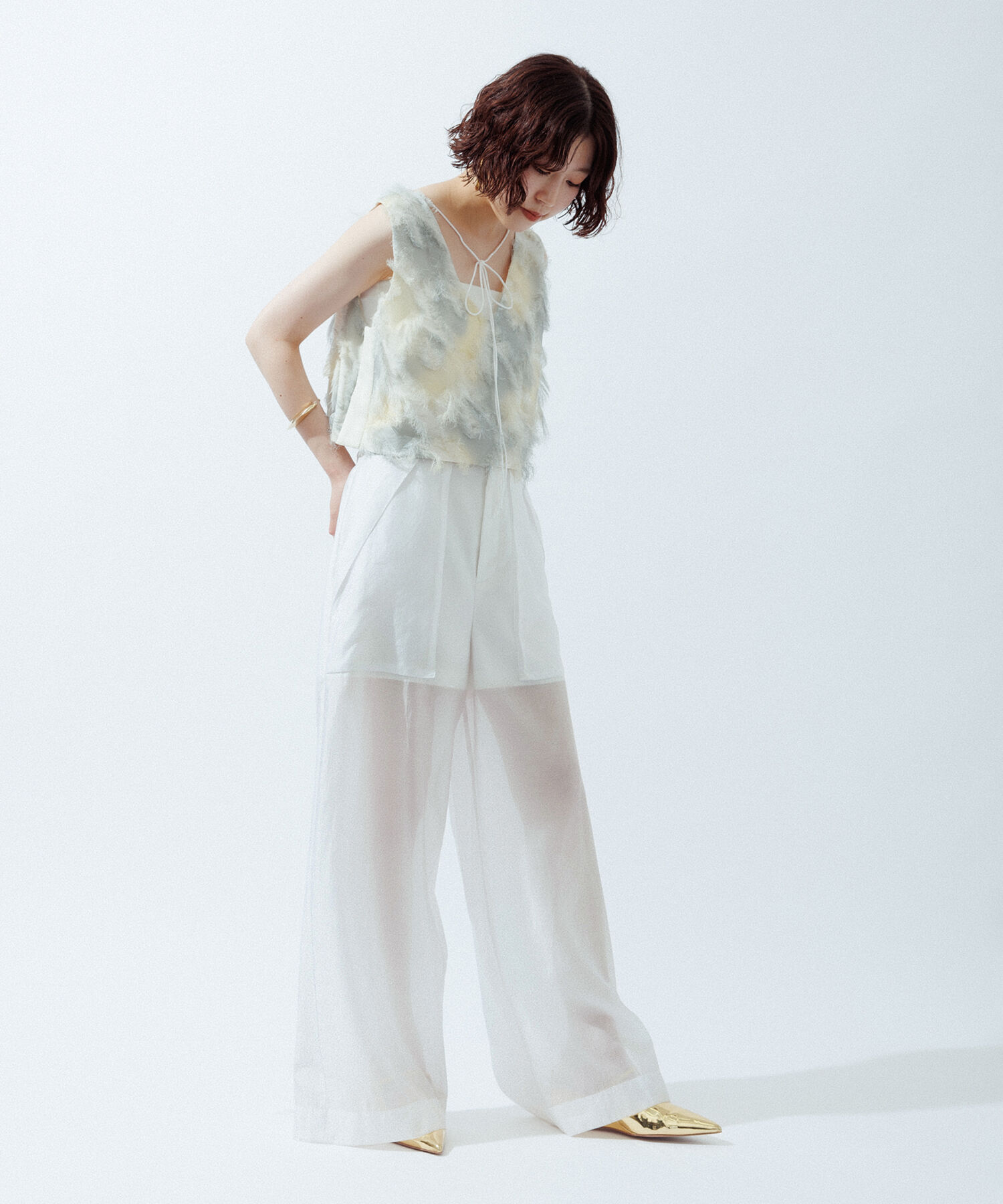 ADAM ET ROPE'「シアーワークパンツ」|その他|