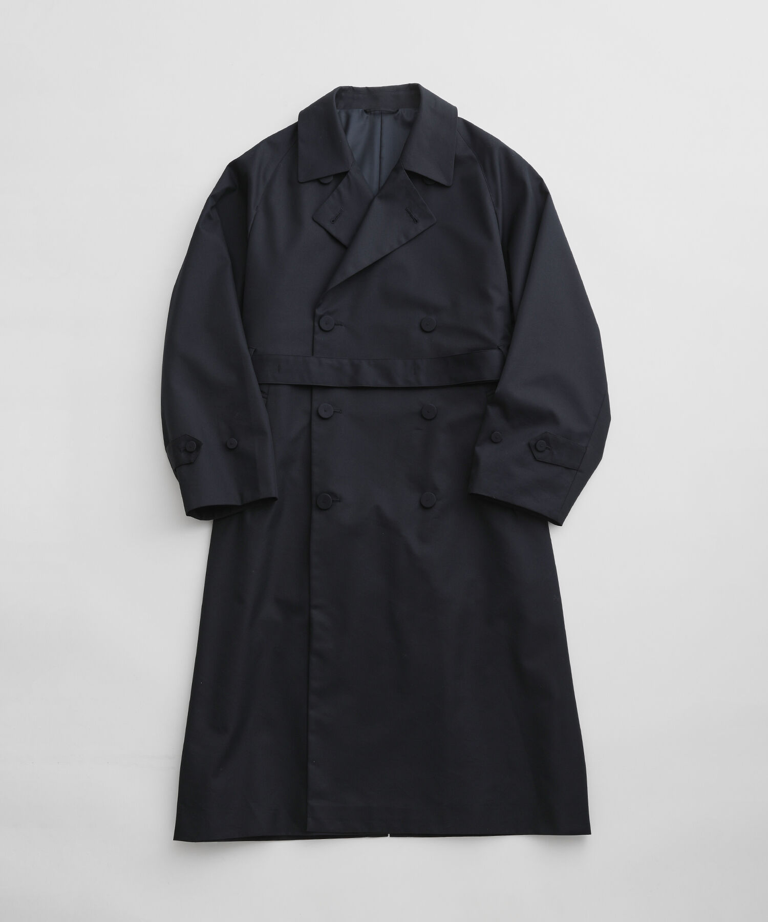 ADAM ET ROPE'「《撥水》ライトウェイトギャバ オーバーサイズ ロング トレンチコート / ユニセックス」|トレンチコート|
