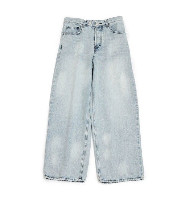 ADAM ET ROPE'「【WEB限定】ワイドストレートデニムパンツ」|デニム|