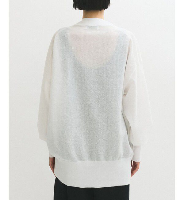 ADAM ET ROPE'「JACQUARDカーディガン」|カーディガン|