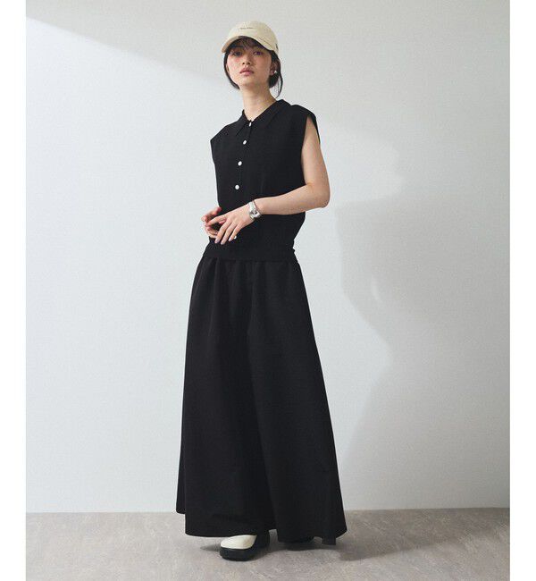 ADAM ET ROPE'「【WEB限定】ニットベストドッキングワンピース」|ワンピース|