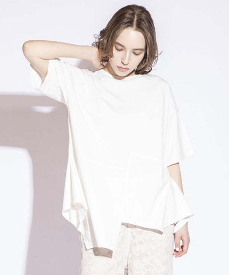  「イレギュラーヘムTシャツ」|Tシャツ・カットソー|WHITE