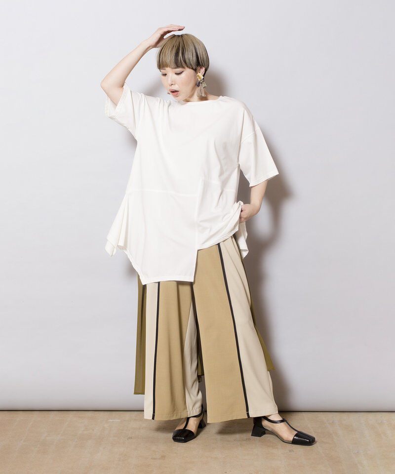  「イレギュラーヘムTシャツ」|Tシャツ・カットソー|