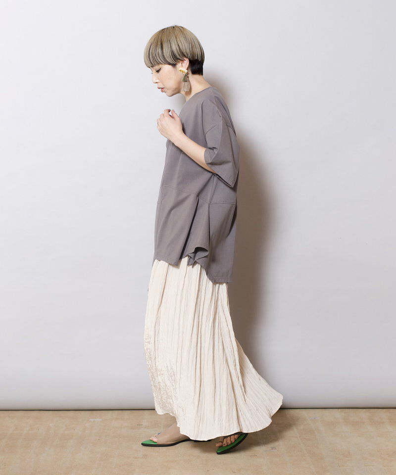  「イレギュラーヘムTシャツ」|Tシャツ・カットソー|