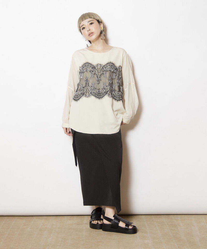  「ラップタイトロングスカート」|タイト|