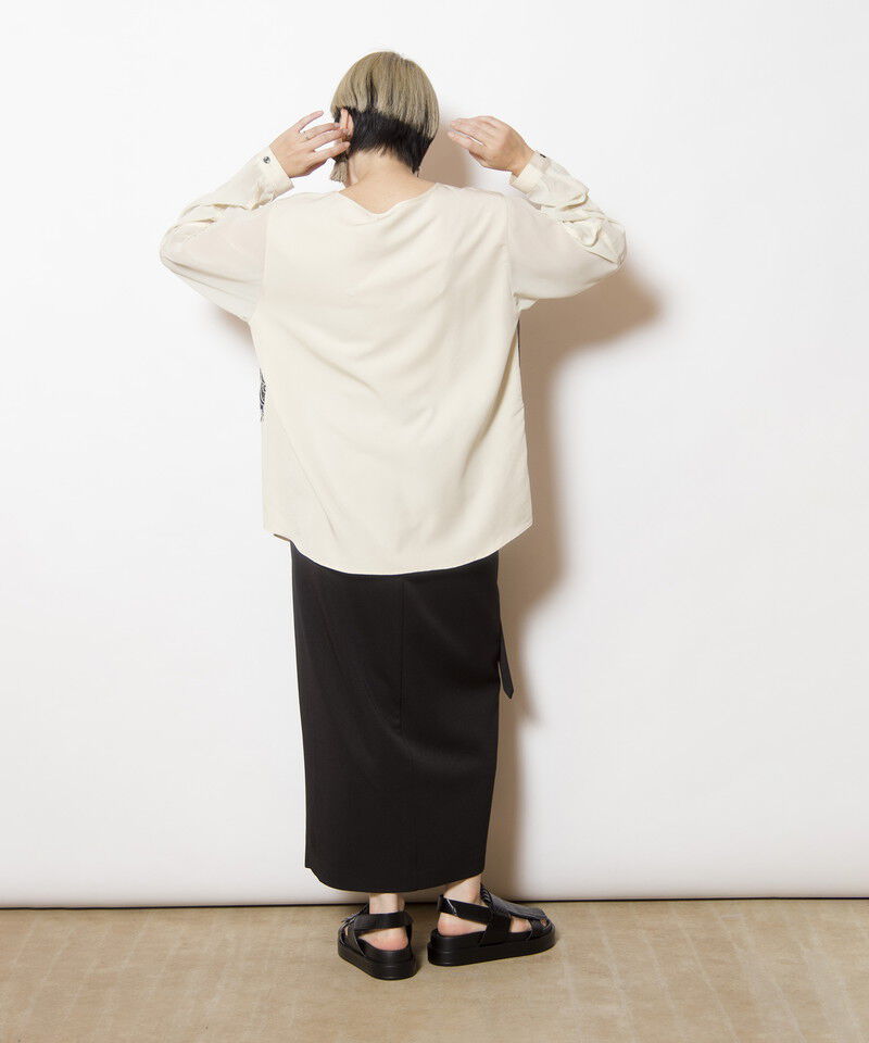  「ラップタイトロングスカート」|タイト|