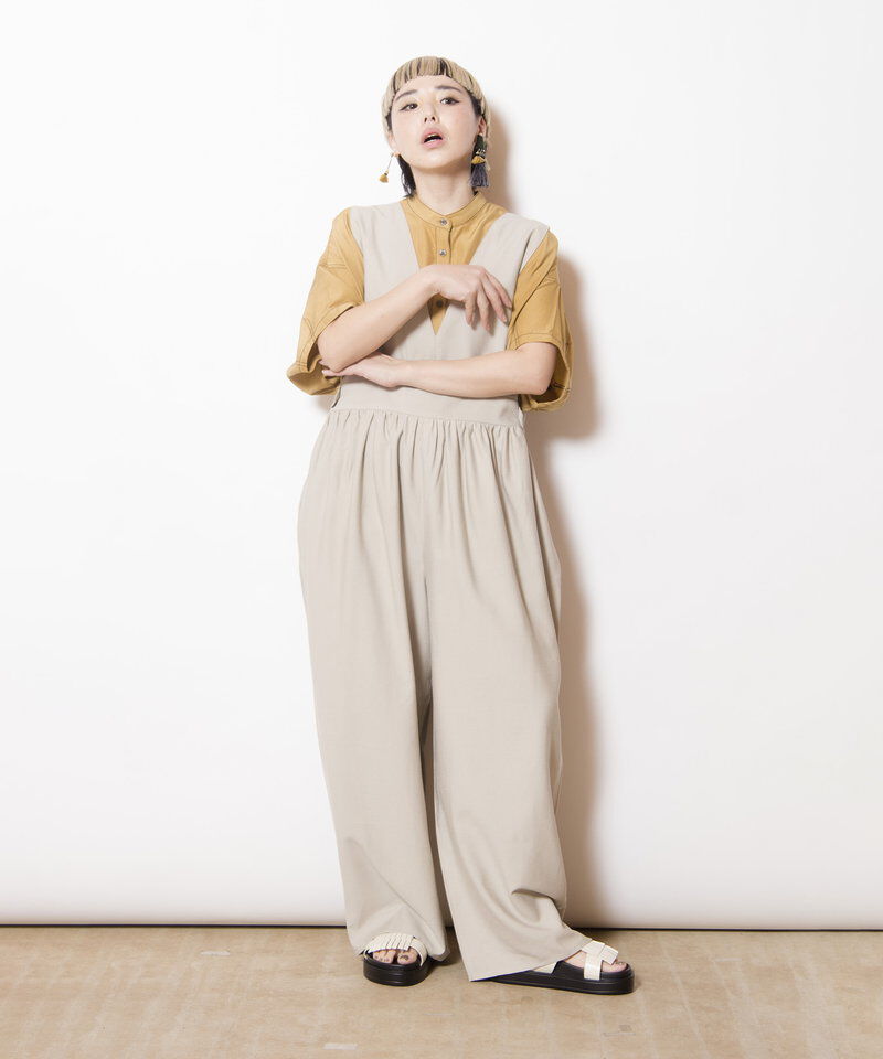  「2WAYギャザーオールインワン」|オールインワン|