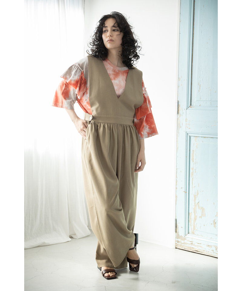  「2WAYギャザーオールインワン」|オールインワン|