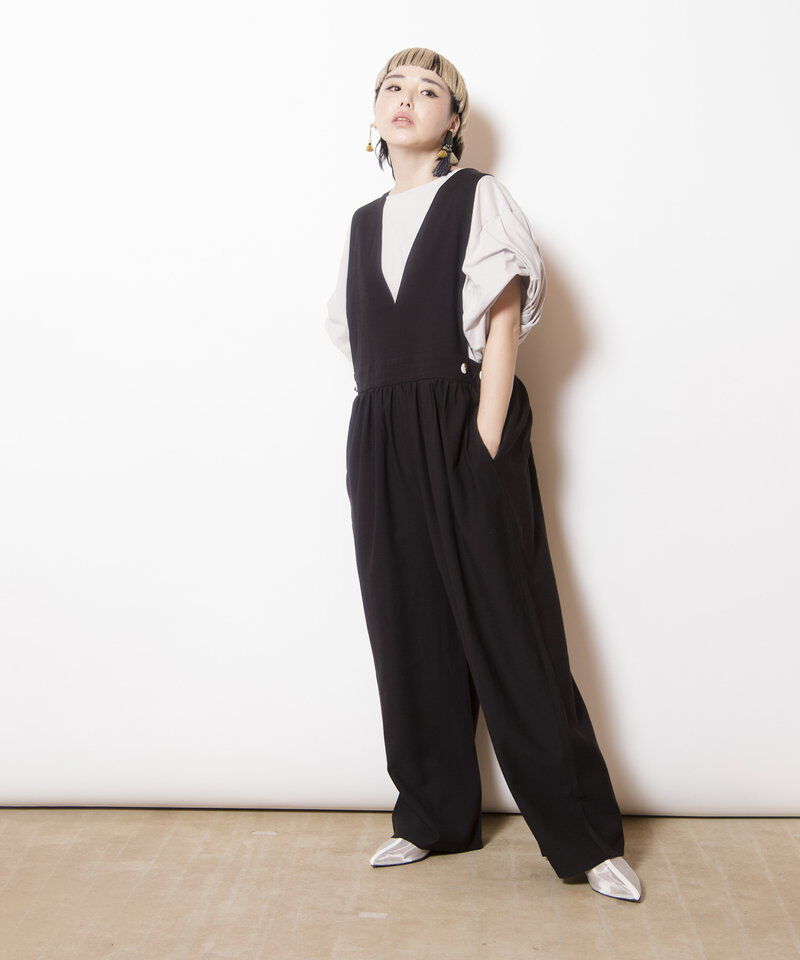  「2WAYギャザーオールインワン」|オールインワン|