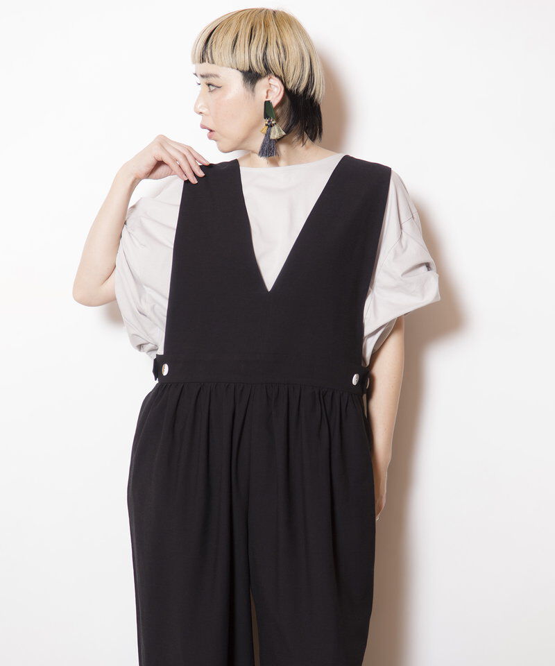  「2WAYギャザーオールインワン」|オールインワン|