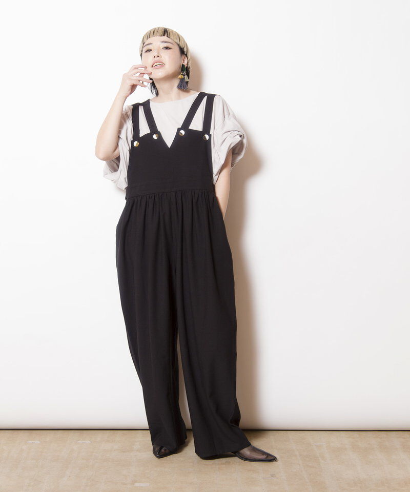  「2WAYギャザーオールインワン」|オールインワン|