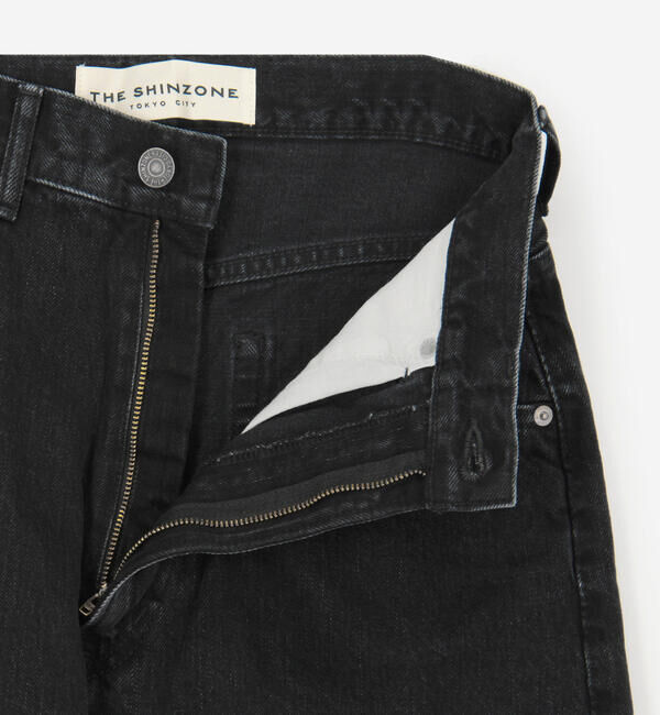 「THE SHINZONE |〈別注〉HIGH WAIST DENIM BLACK WOMEN」|デニム|
