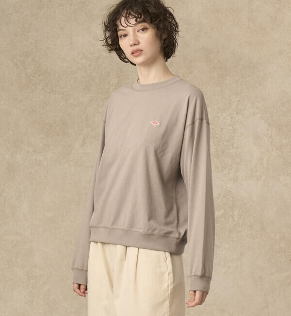 DANTON「DANTON | クルーネック 長袖Tシャツ WOMEN」|Tシャツ・カットソー|