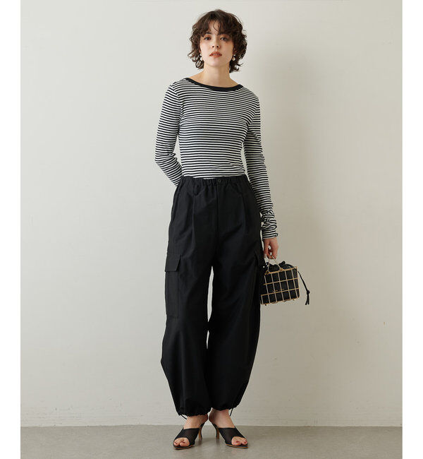  「Vバックシャンテレコカットソー」|Tシャツ・カットソー|