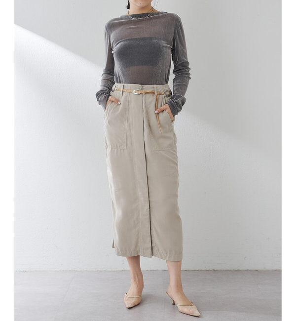  「フロッキーバックシャンカットソー」|Tシャツ・カットソー|