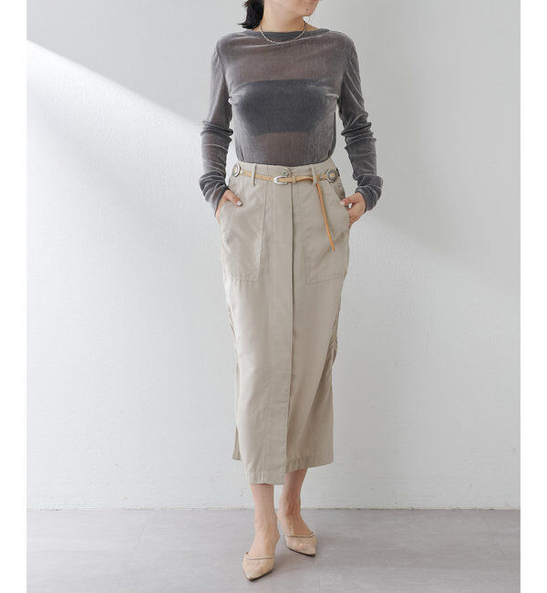  「フロッキーバックシャンカットソー」|Tシャツ・カットソー|