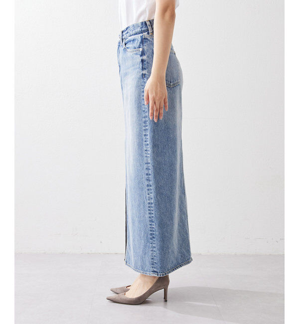  「デニムスリットスカート」|スカート|