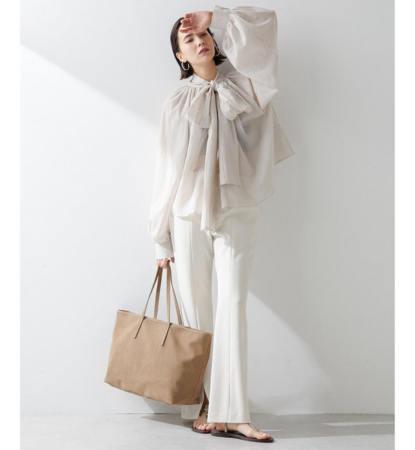  「ローンボウタイブラウス」|シャツ・ブラウス|