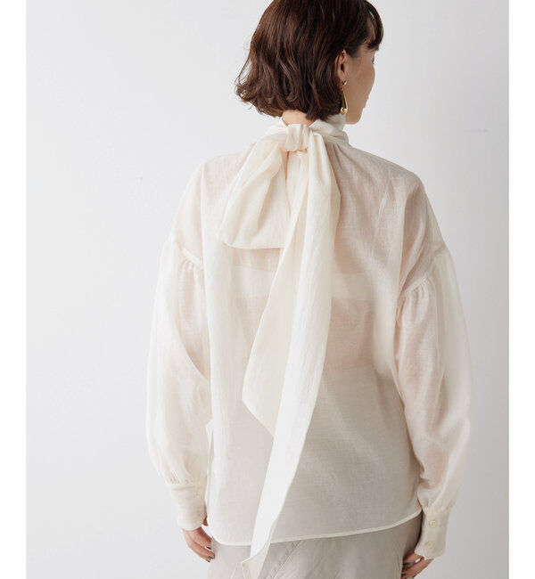  「オーガンザボウブラウス」|シャツ・ブラウス|