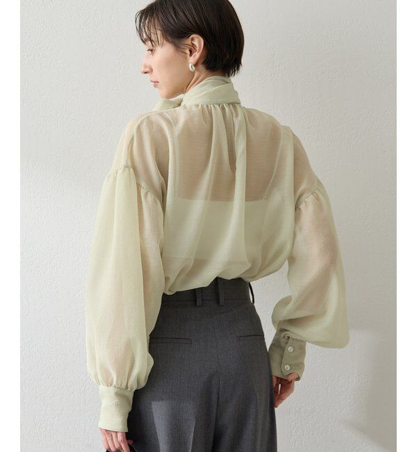  「オーガンザボウブラウス」|シャツ・ブラウス|