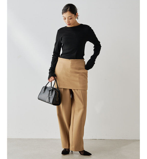  「コットンテレコクルーネックプルオーバー」|Tシャツ・カットソー|