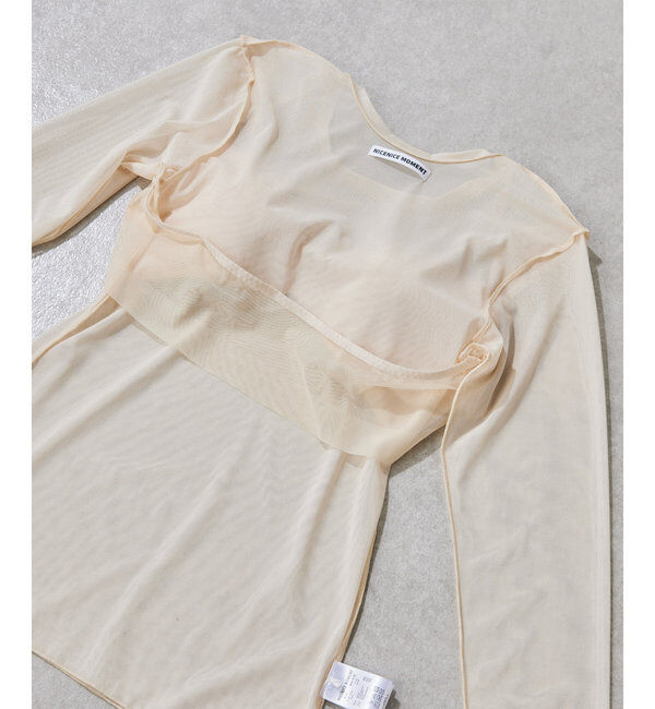 「【NICENICE MOMENT】MESH LS SHELL」|インナー|