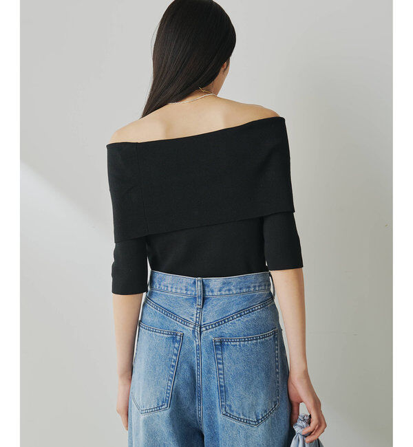  「オフショルニットプルオーバー」|ニット・セーター|