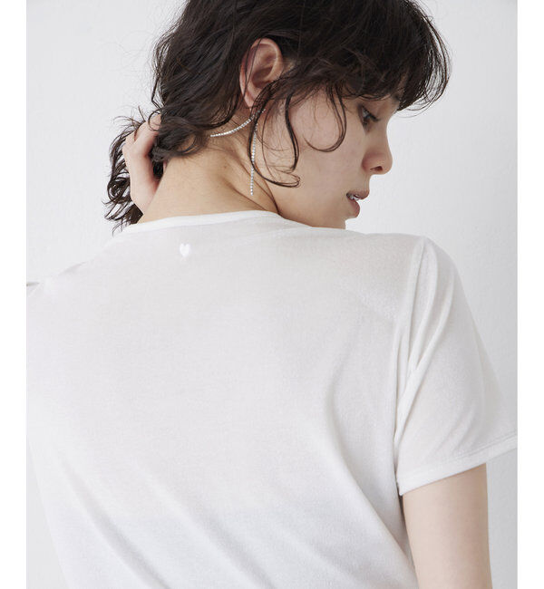 THE PAUSE「【THE PAUSE】ベロアコンパクトTシャツ」|Tシャツ・カットソー|