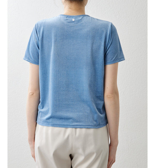 THE PAUSE「【THE PAUSE】ベロアコンパクトTシャツ」|Tシャツ・カットソー|