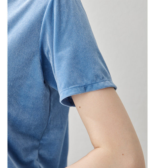 THE PAUSE「【THE PAUSE】ベロアコンパクトTシャツ」|Tシャツ・カットソー|