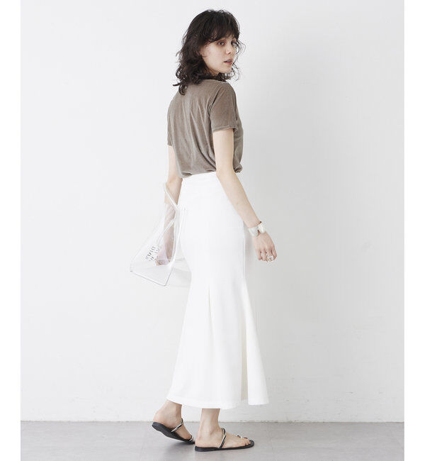 THE PAUSE「【THE PAUSE】ベロアコンパクトTシャツ」|Tシャツ・カットソー|