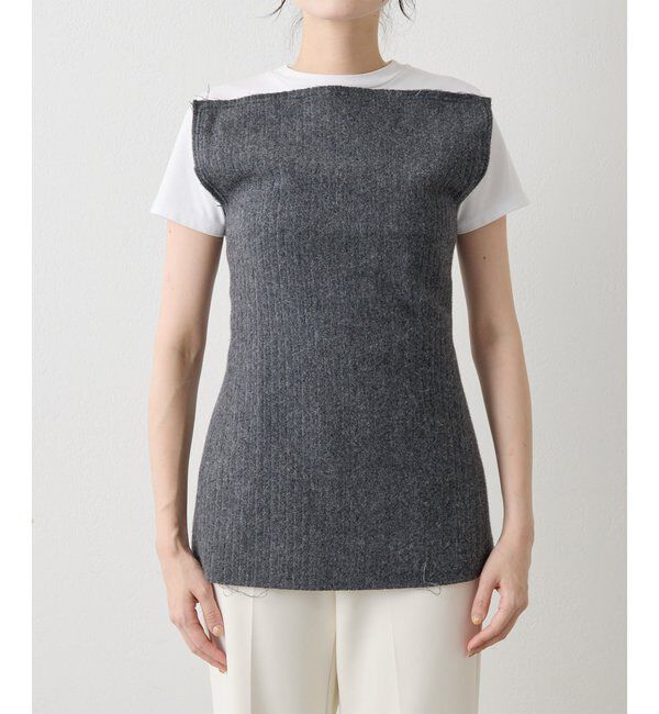  「ウールピケトップ」|シャツ・ブラウス|