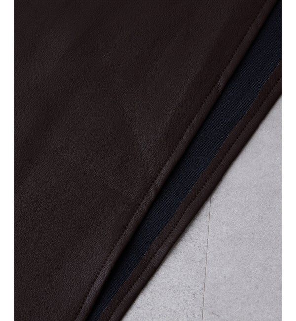 THE PAUSE「【THE PAUSE】フェイクレザースカーフ」|バンダナ・スカーフ|