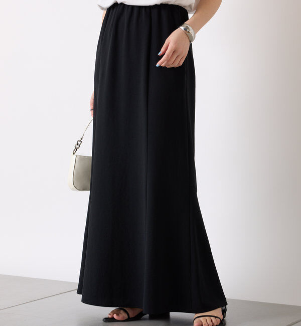  「ジャージマーメイドスカート」|スカート|ブラック