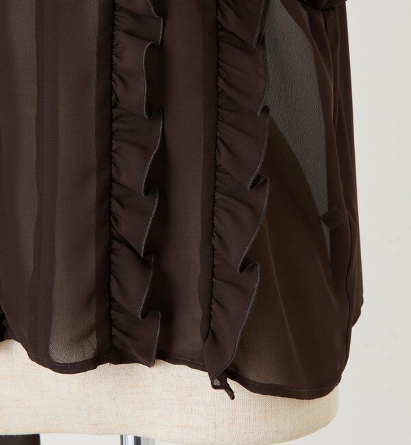  「ラッフルシアーブラウス」|シャツ・ブラウス|