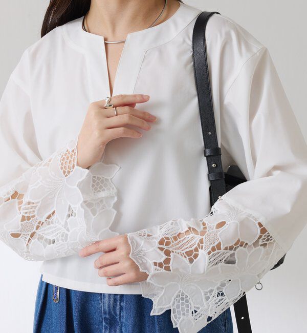  「刺繍レースブラウス」|シャツ・ブラウス|