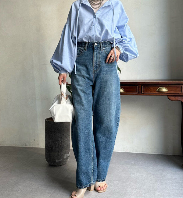  「【ベストセラーアイテム】カーブデニム」|デニム|