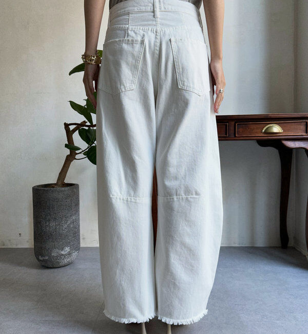  「【ベストセラーアイテム】ダメージカーブデニム」|デニム|