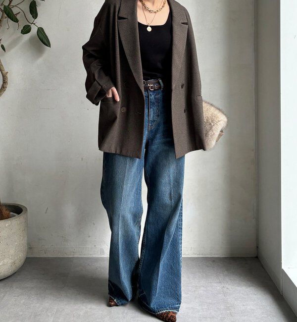  「スクエアニットタンク」|ニット・セーター|