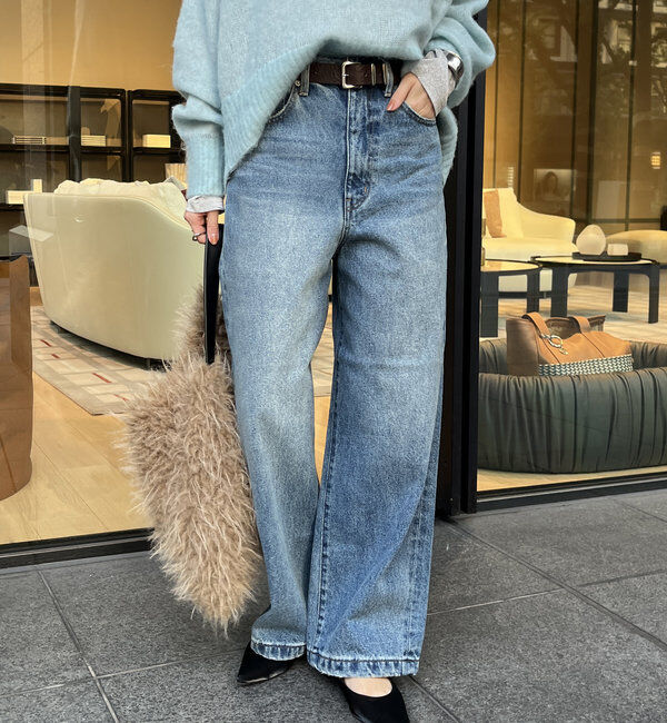  「【完売サイズ再販開始！】ワイドデニム」|デニム|