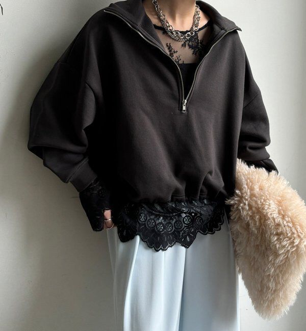  「レースフレアブラウス」|シャツ・ブラウス|