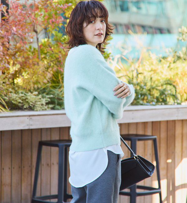  「【さらっと着やすい！/冷房・日焼け対策◎】ジョーゼットポケットブラウス」|シャツ・ブラウス|