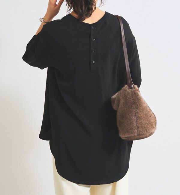  「【さらっと着やすい！/冷房・日焼け対策◎】ジョーゼットポケットブラウス」|シャツ・ブラウス|