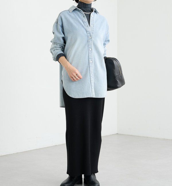  「【マイナス3kg/レビュー高評価☆】リブタイトスカート」|スカート|