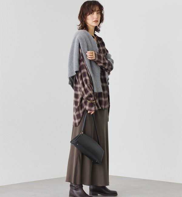  「ウォッシュドチェックワイドシャツ」|シャツ・ブラウス|