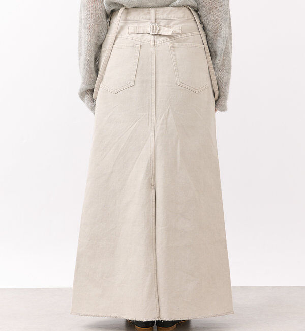  「【MONN.:.(モン)】LOOSE DENIM SKIRT」|スカート|