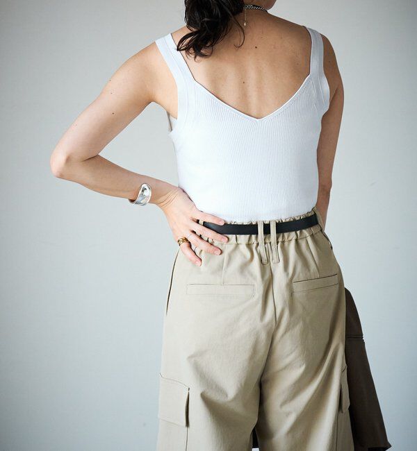  「【アンサンブル対応可】シルク混2wayニットキャミ」|ニット・セーター|