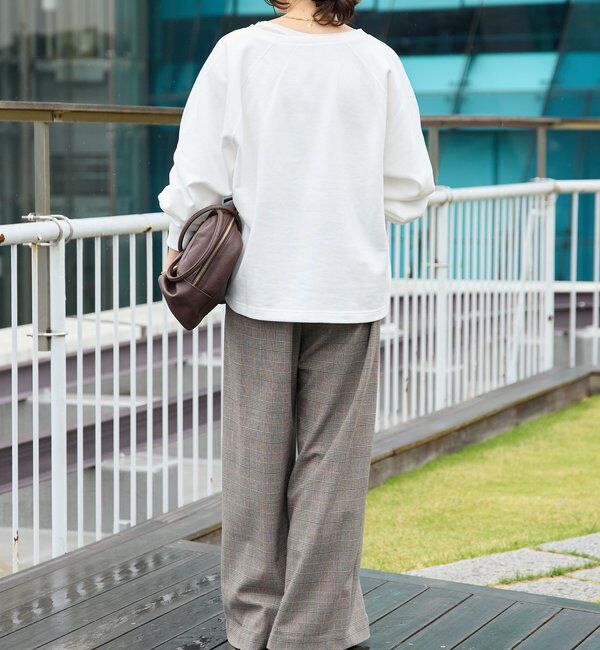  「予約【新色追加/抜け感◎】ハーフZIPスウェット」|Tシャツ・カットソー|