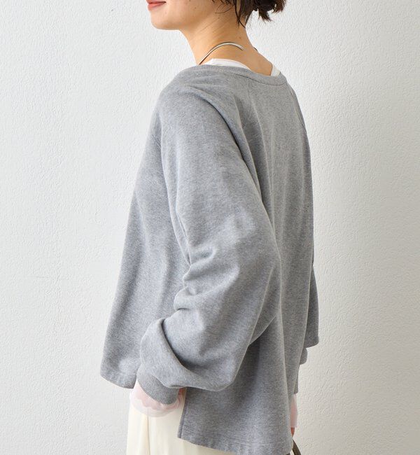  「予約【新色追加/抜け感◎】ハーフZIPスウェット」|Tシャツ・カットソー|